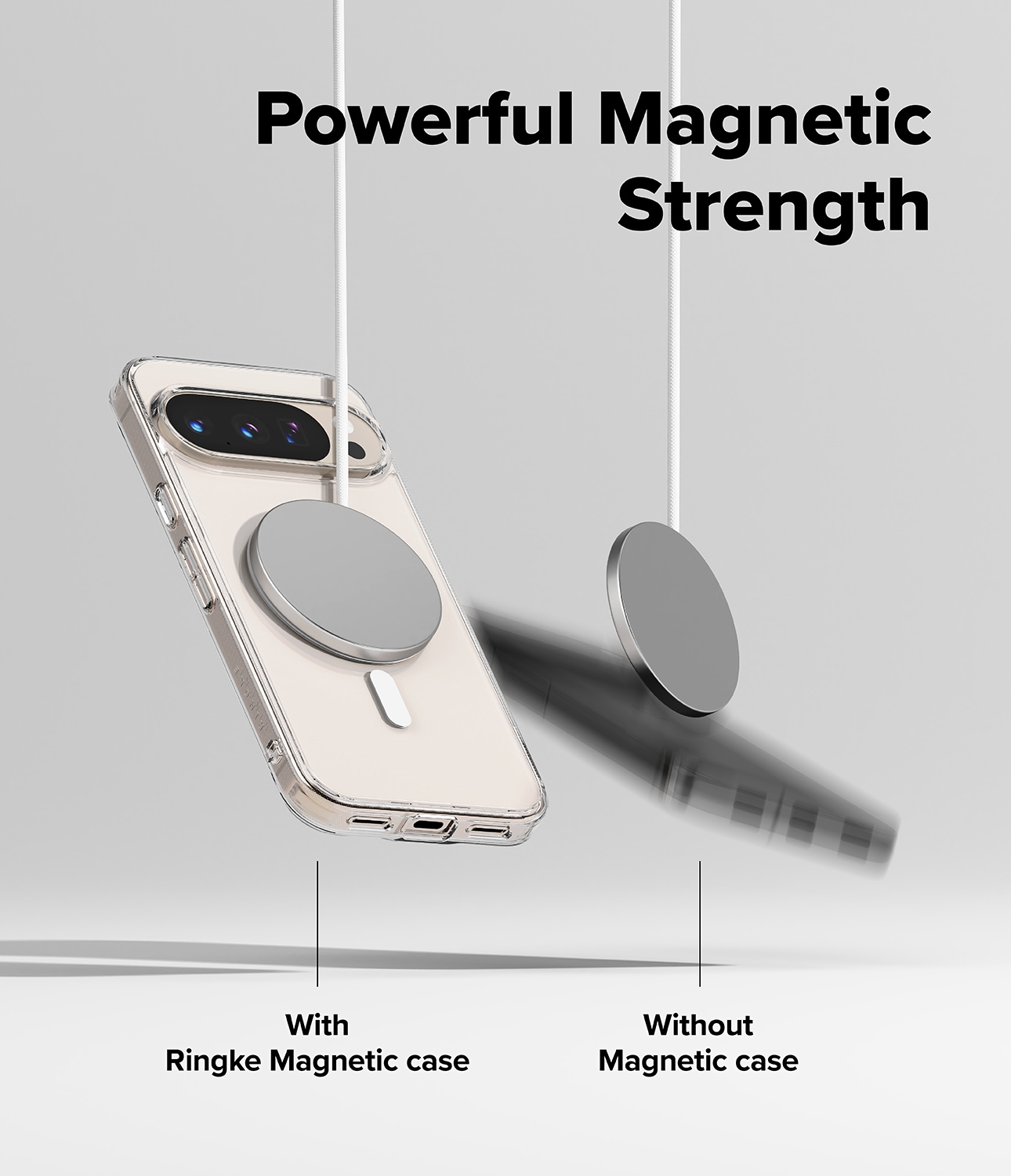 Google Pixel 10 Pro XL Fusion MagSafe Skal, Genomskinlig
