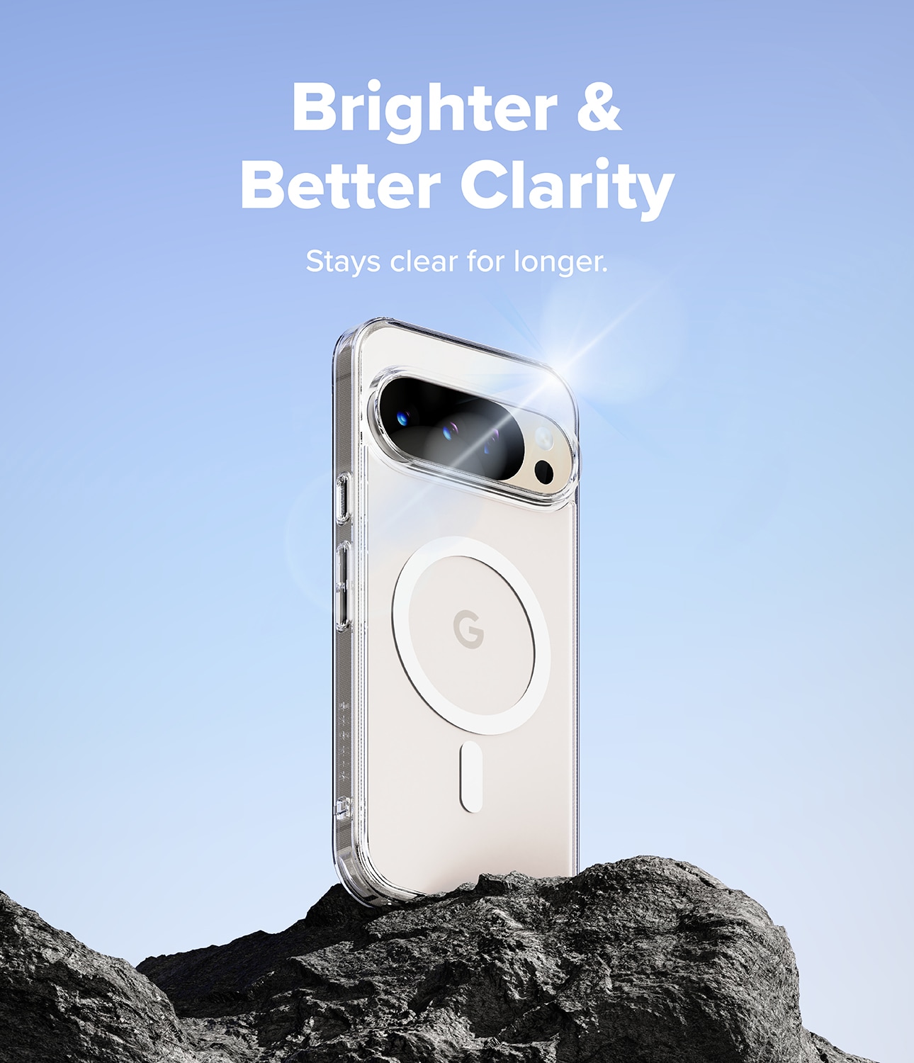 Google Pixel 10 Pro XL Fusion MagSafe Skal, Genomskinlig