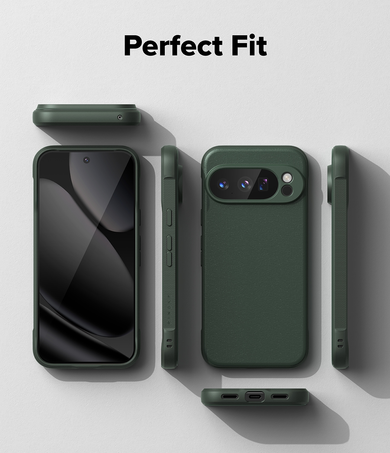 Google Pixel 10 Pro XL Onyx Skal, Dark Green