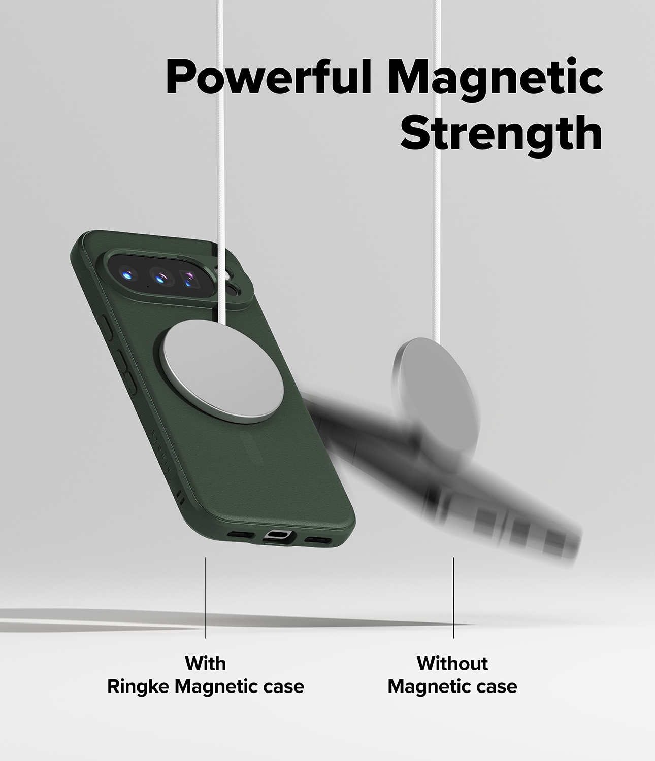 Google Pixel 10 Pro XL Onyx MagSafe Skal, Dark Green