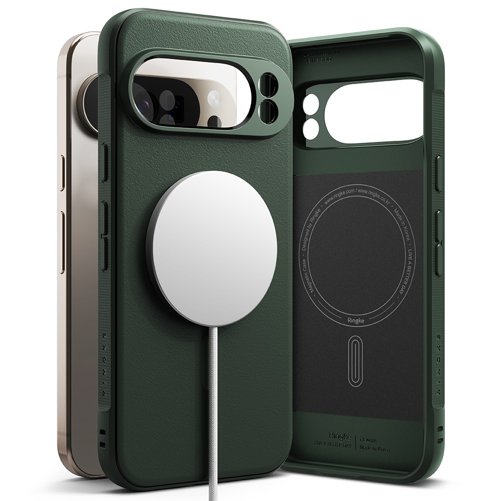 Google Pixel 10 Pro XL Onyx MagSafe Skal, Dark Green