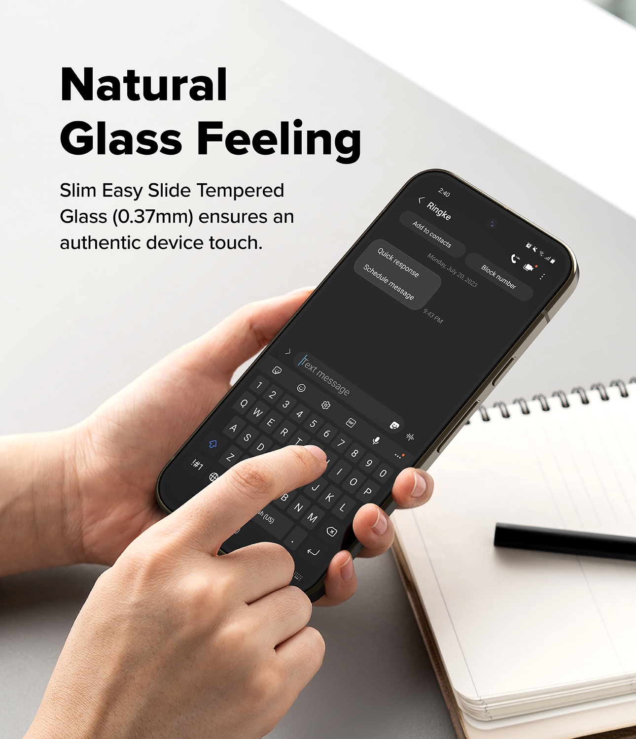 Google Pixel 10 Pro XL Skärmskydd i glas med monteringsram (2-pack)