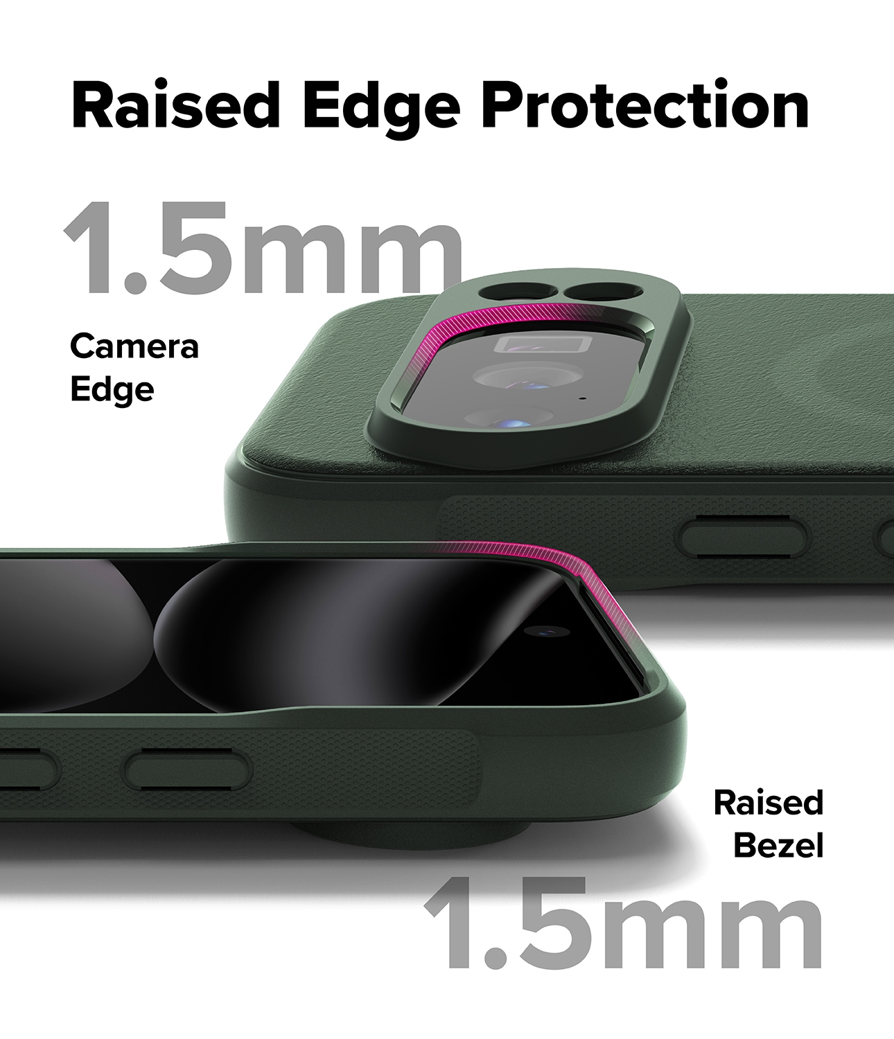 Google Pixel 10 Pro Onyx MagSafe Skal, Dark Green