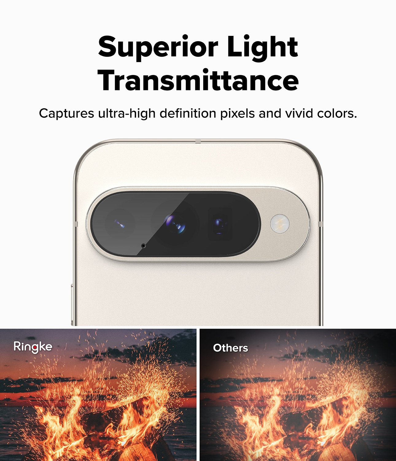 Google Pixel 10 Kameraskydd i glas (2-pack)