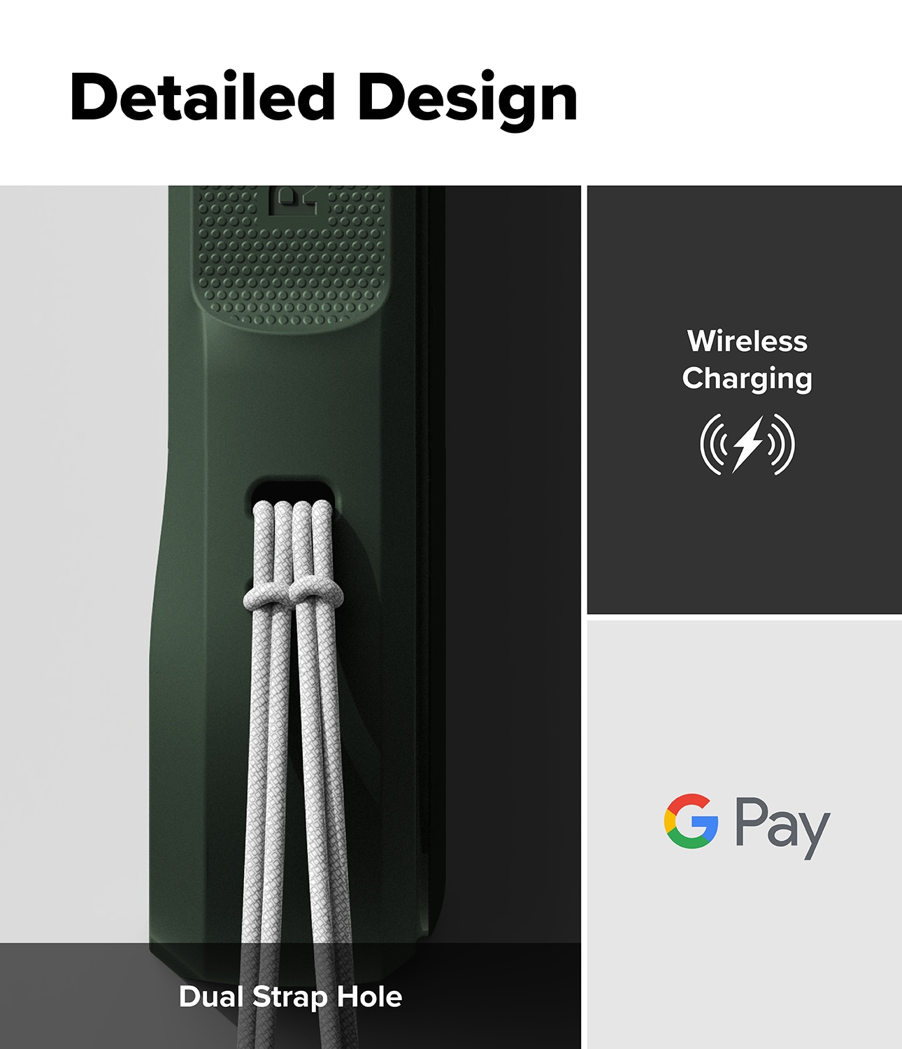 Google Pixel 10 Onyx Skal, Dark Green