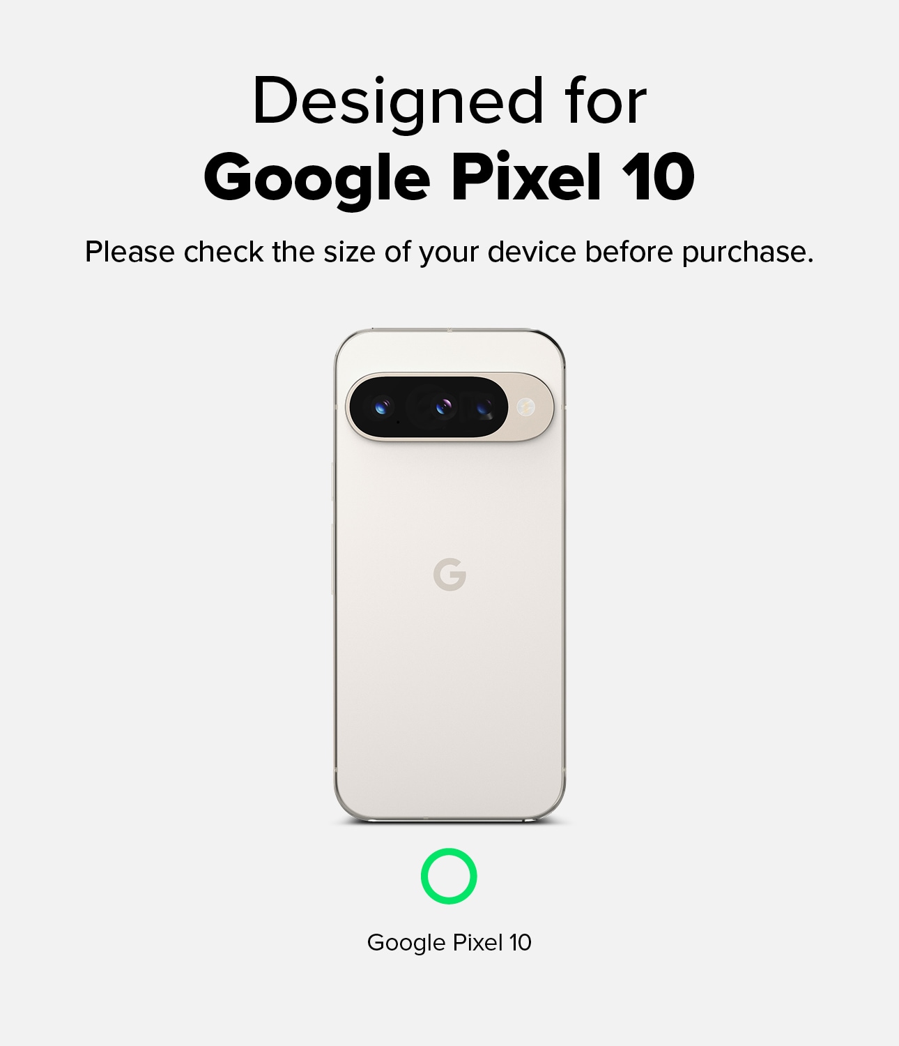 Google Pixel 10 Onyx Skal, Dark Green