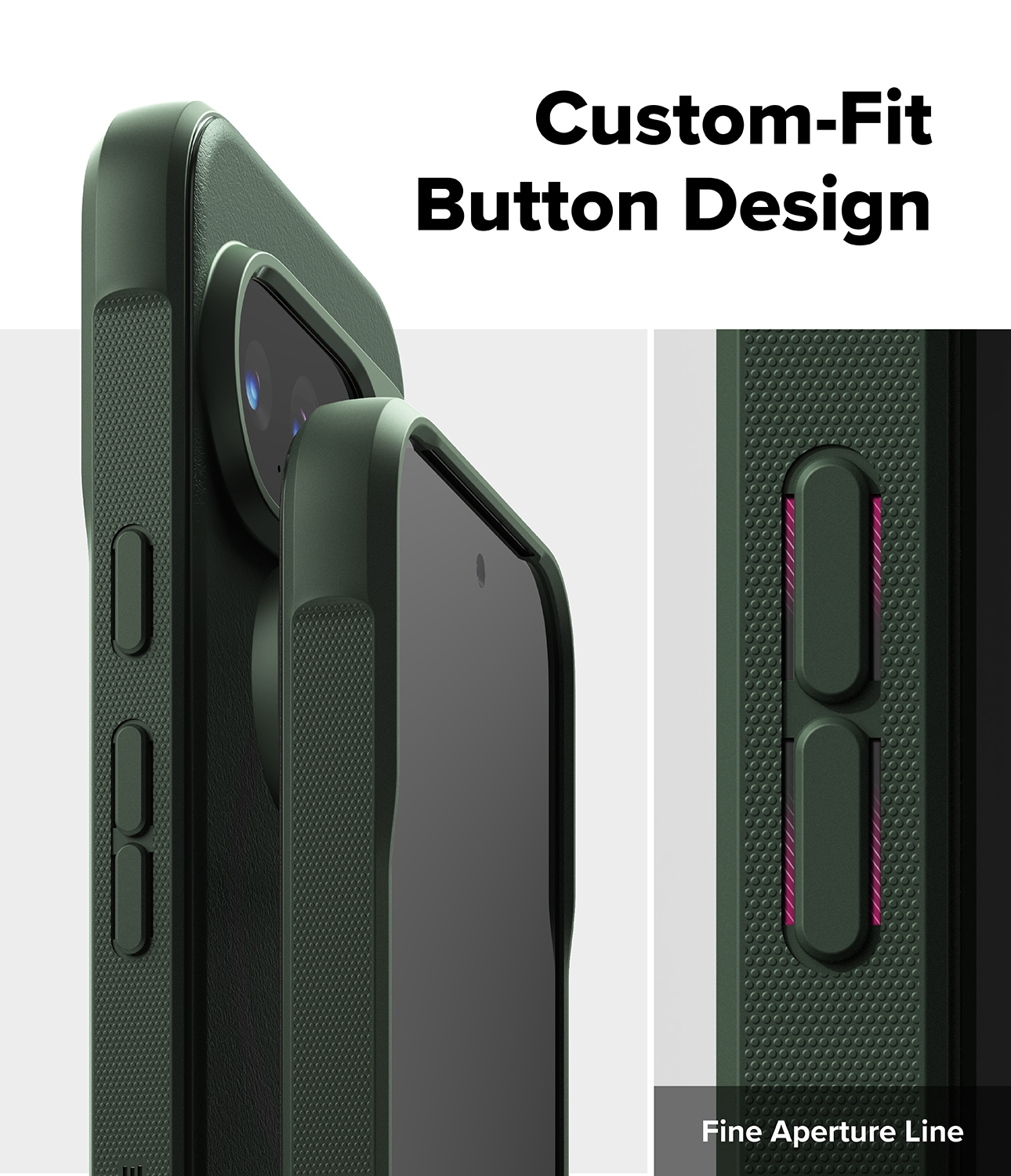 Google Pixel 10 Onyx Skal, Dark Green