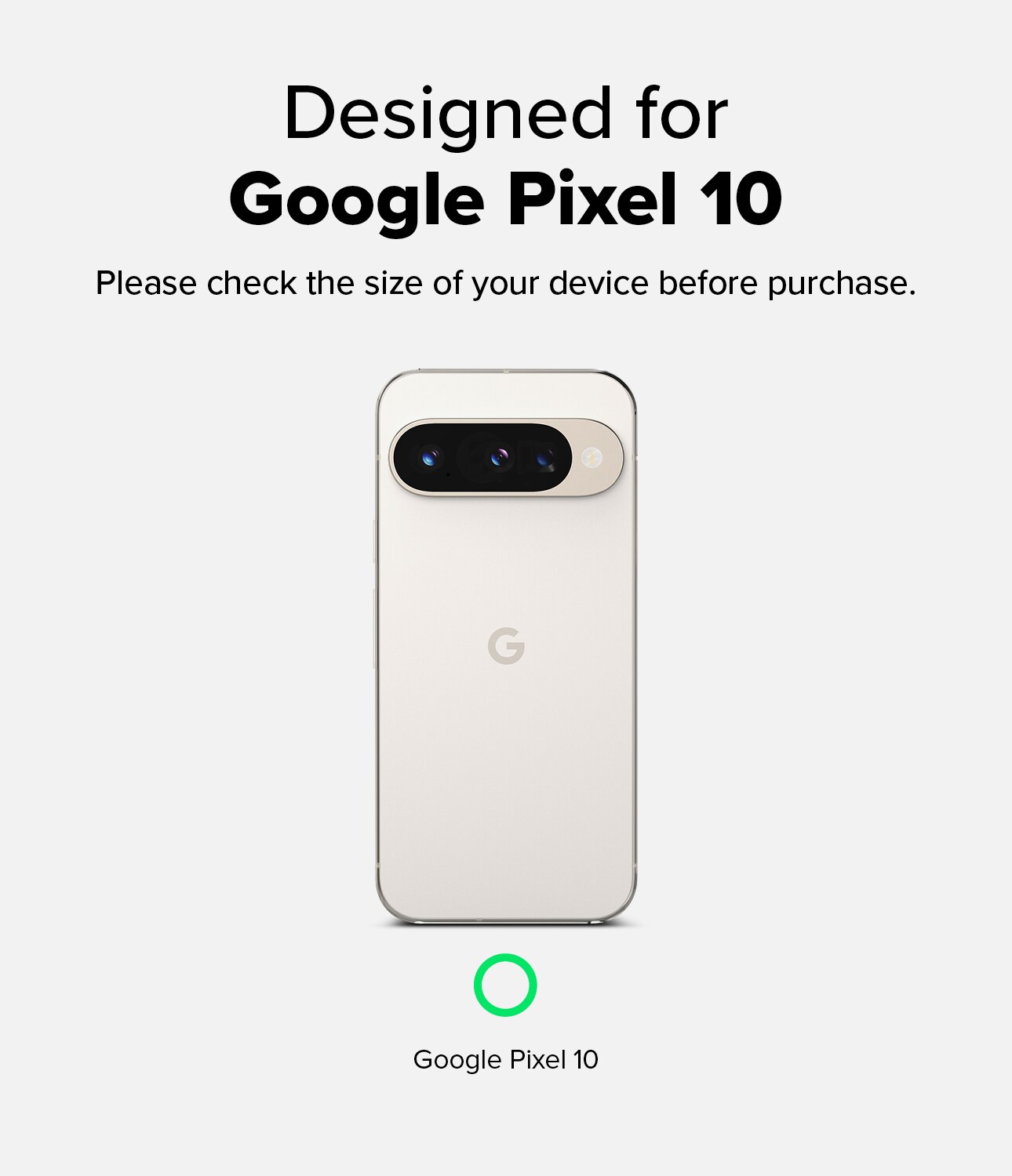 Google Pixel 10 Onyx MagSafe Skal, Black