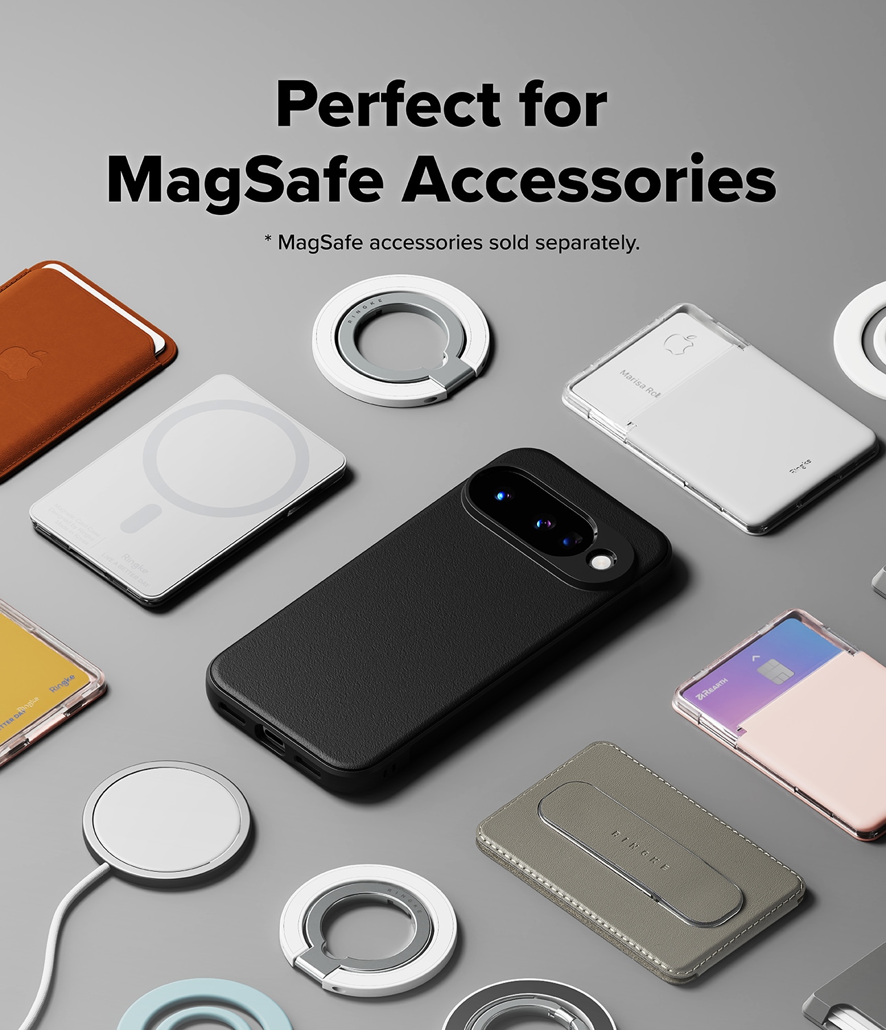 Google Pixel 10 Onyx MagSafe Skal, Black