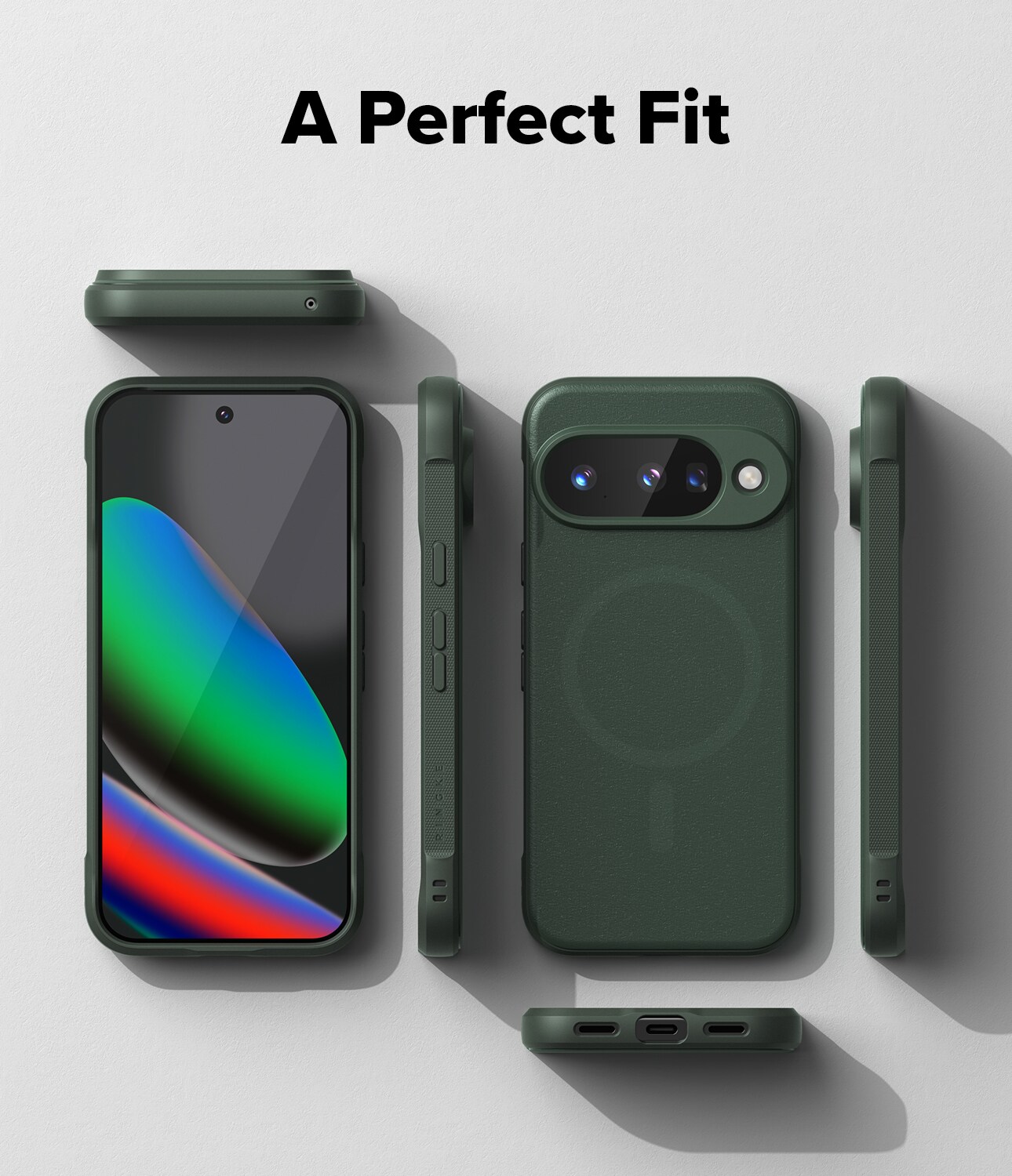 Google Pixel 10 Onyx MagSafe Skal, Dark Green