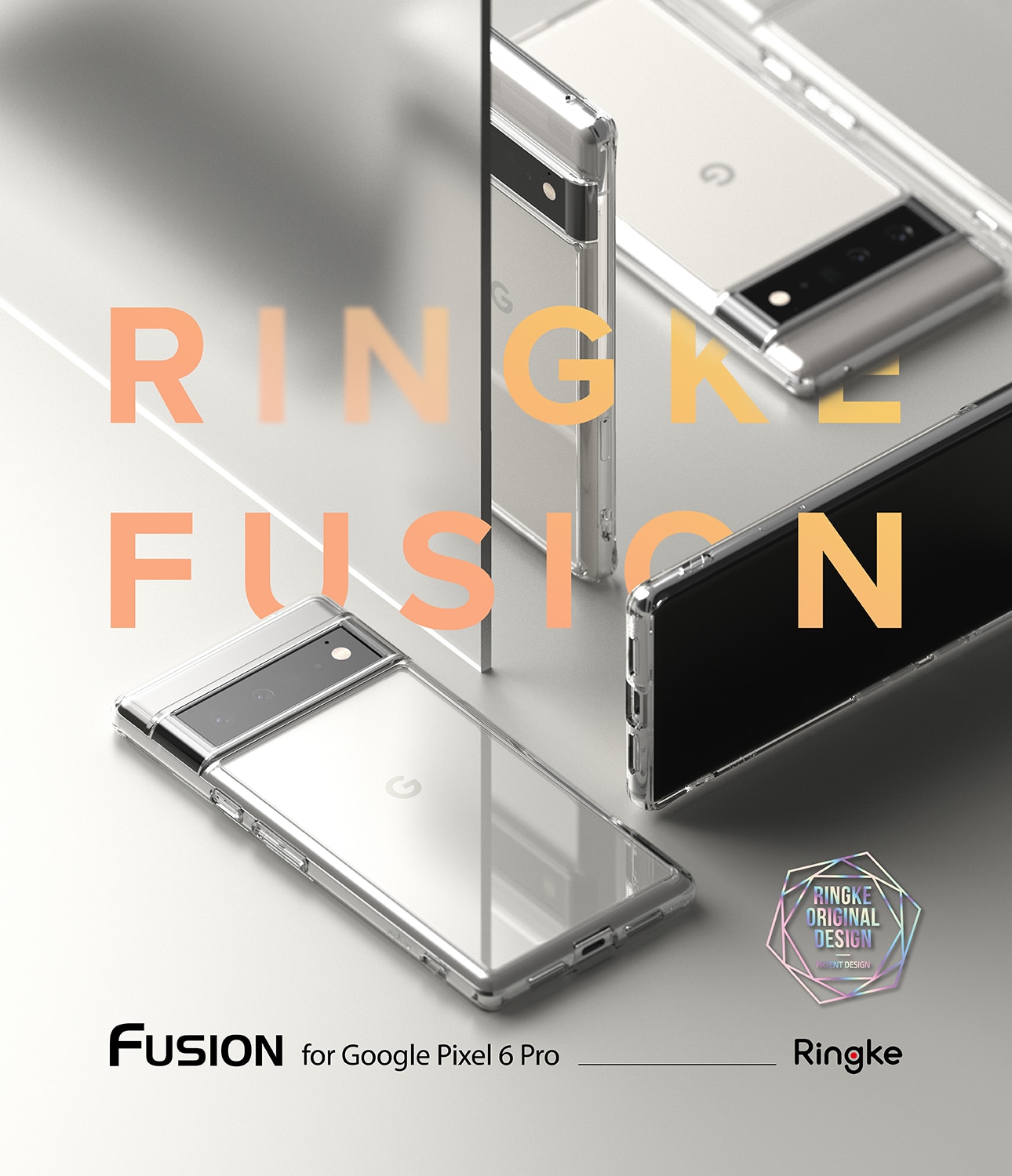 Google Pixel 6 Pro Fusion skal, genomskinlig