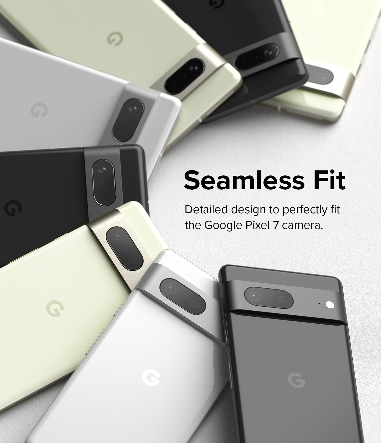 Google Pixel 7 Kameraskydd i glas (3-pack)
