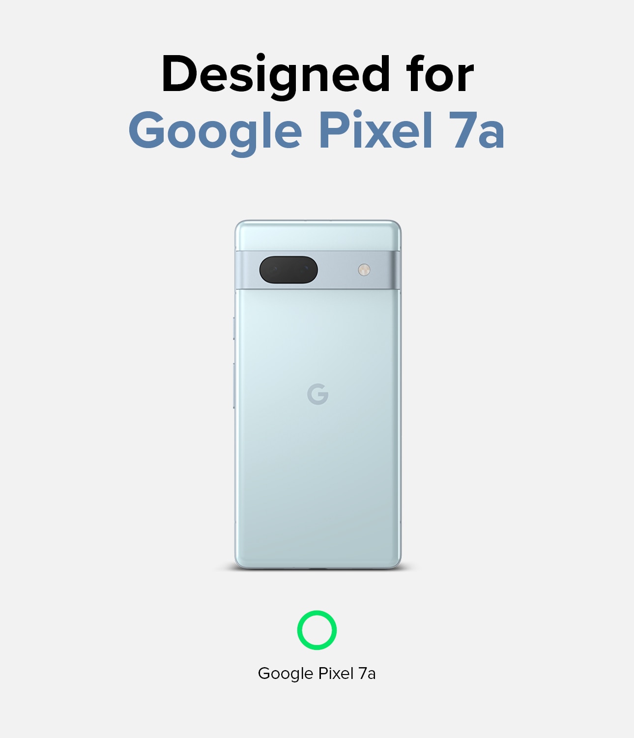Google Pixel 7a Fusion skal, genomskinlig