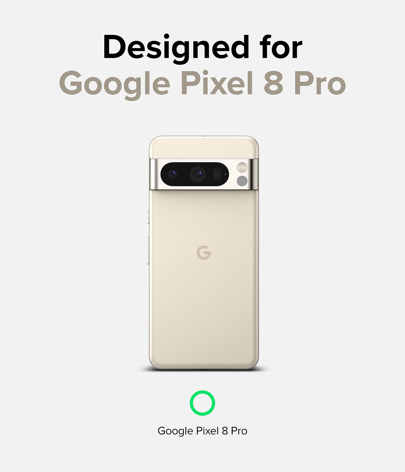 Google Pixel 8 Pro Fusion skal, genomskinlig