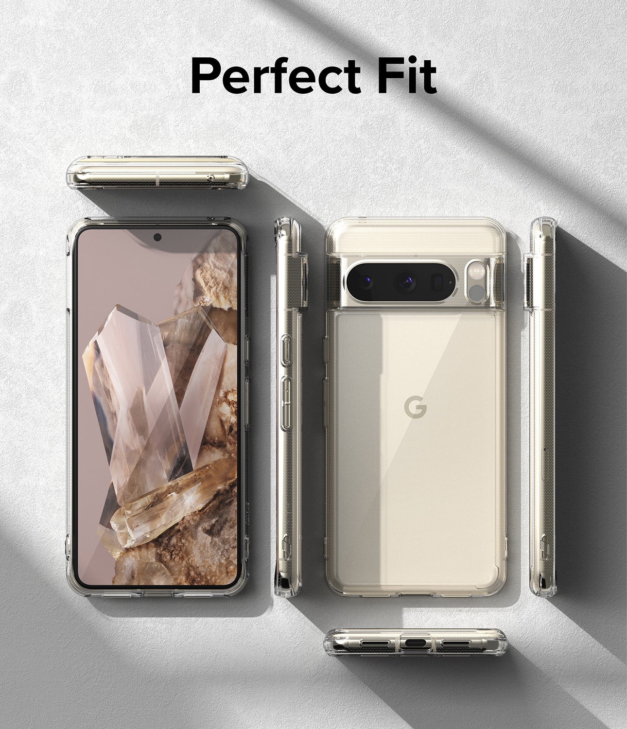 Google Pixel 8 Pro Fusion skal, Genomskinlig