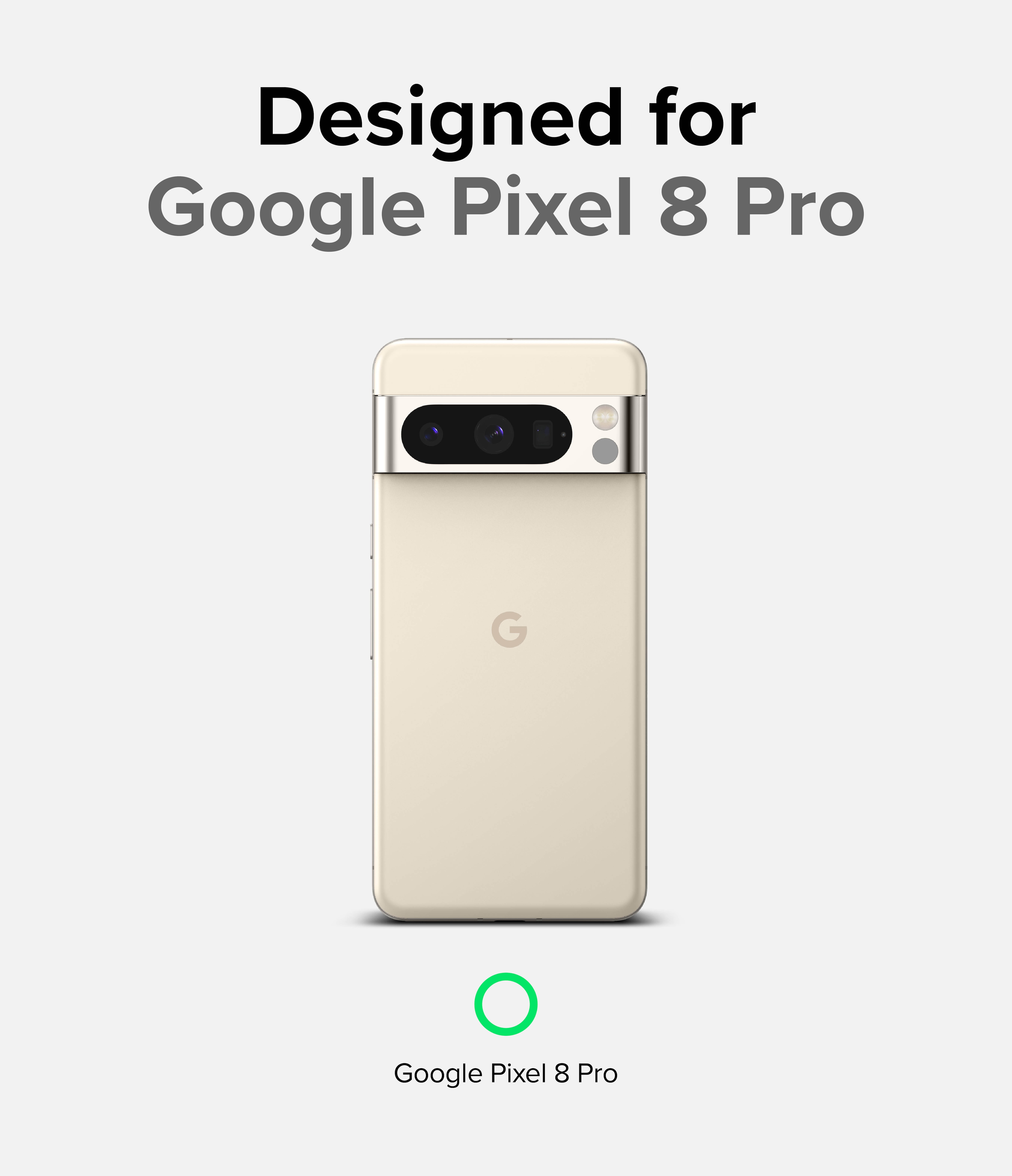 Google Pixel 8 Pro Onyx Skal, grön
