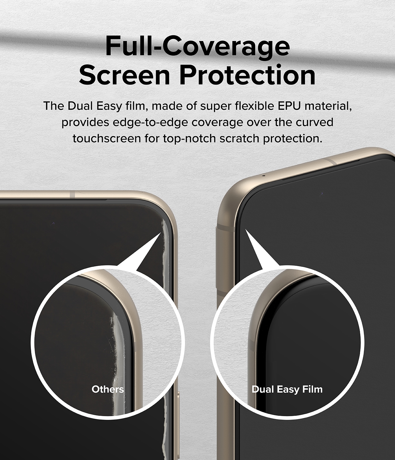 Google Pixel 8a Skärmskydd skyddsfilm - Dual Easy (2-pack)