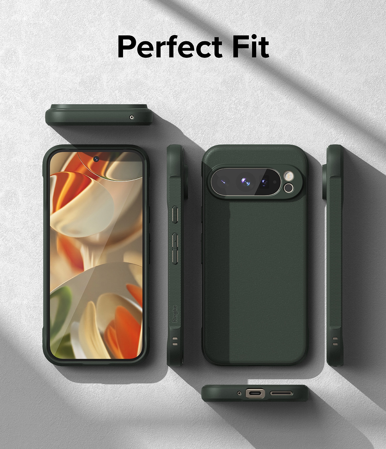Google Pixel 9 Pro XL Onyx Skal, Dark Green