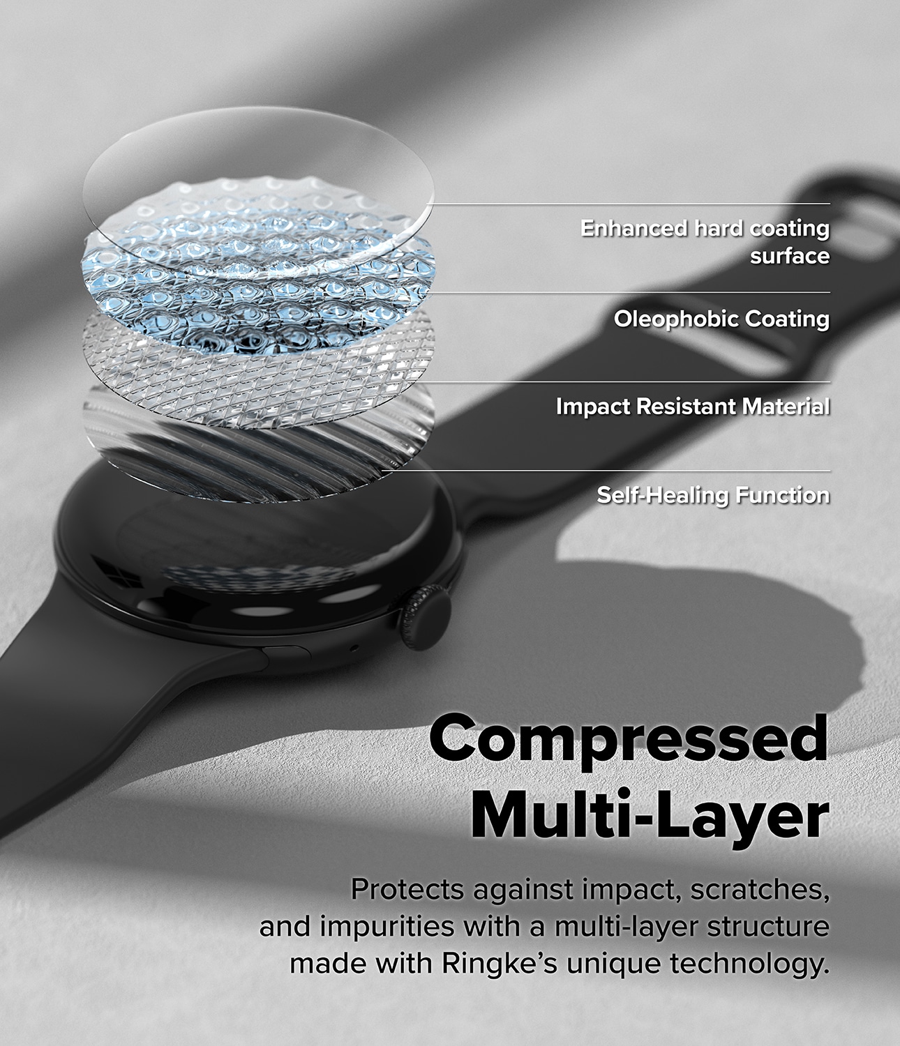 Google Pixel Watch 4 41mm Skärmskydd skyddsfilm - Dual Easy Pro (2-pack)