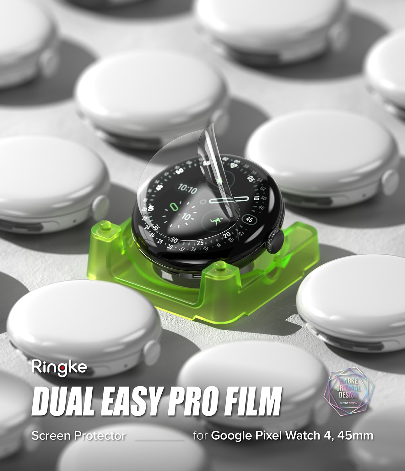 Google Pixel Watch 4 45mm Skärmskydd skyddsfilm - Dual Easy Pro (2-pack)