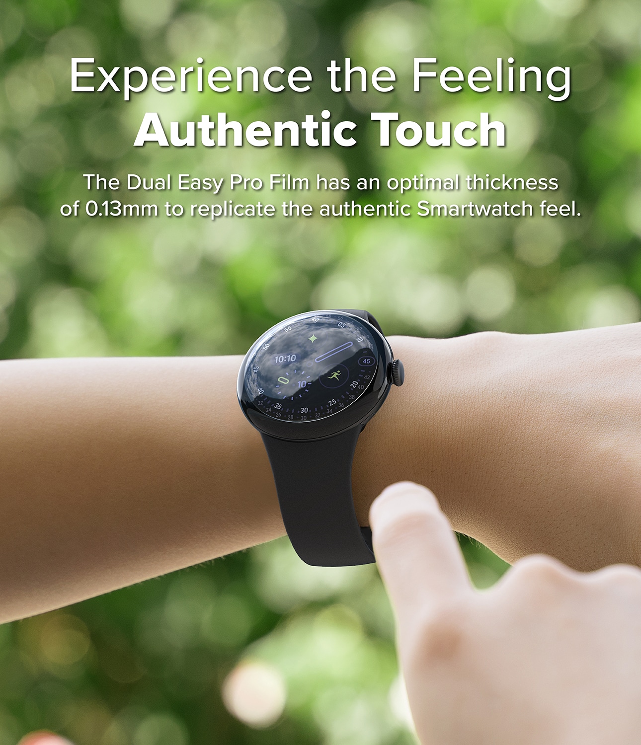 Google Pixel Watch 4 45mm Skärmskydd skyddsfilm - Dual Easy Pro (2-pack)