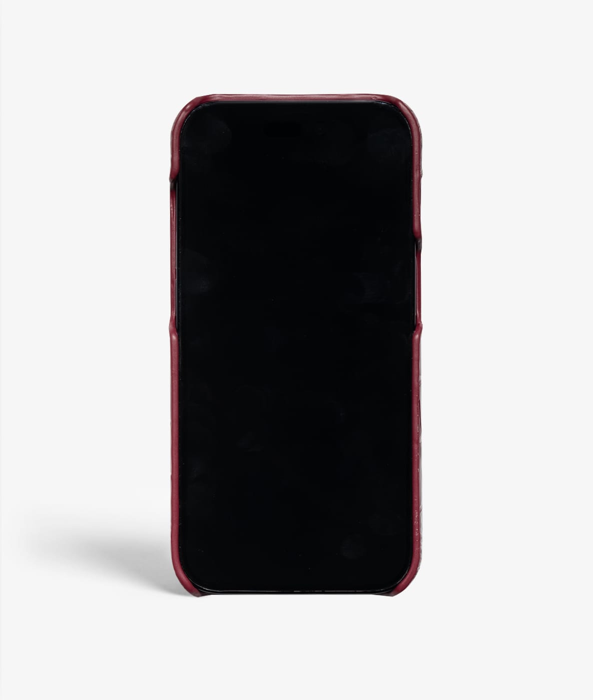 iPhone 14 Pro Max Skal Croco Lava Red