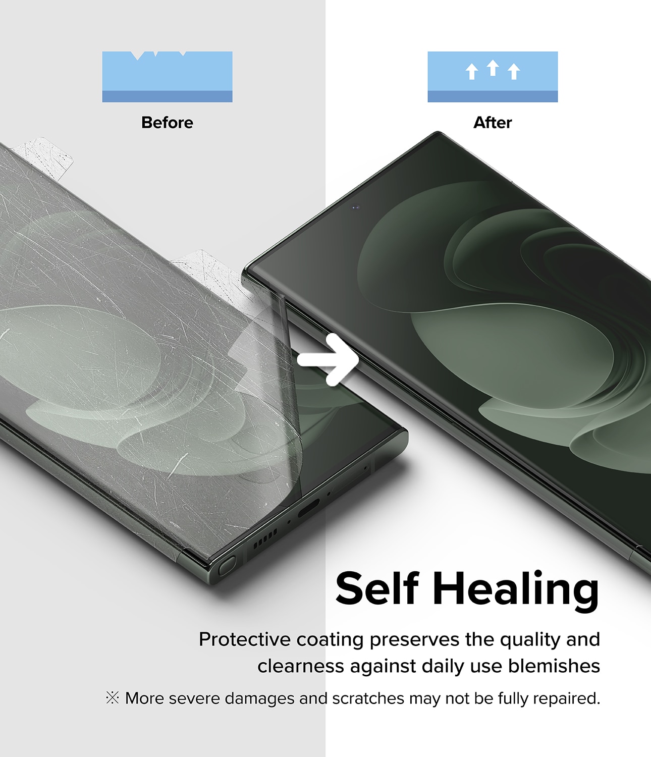 Samsung Galaxy S23 Ultra Skärmskydd skyddsfilm - Dual Easy Wing (2-pack)
