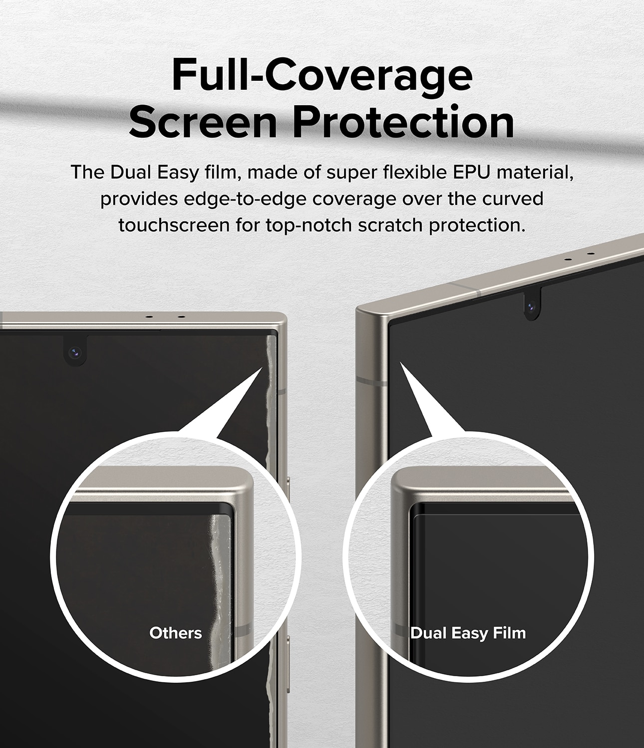 Samsung Galaxy S24 Ultra Skärmskydd skyddsfilm - Dual Easy (2-pack)