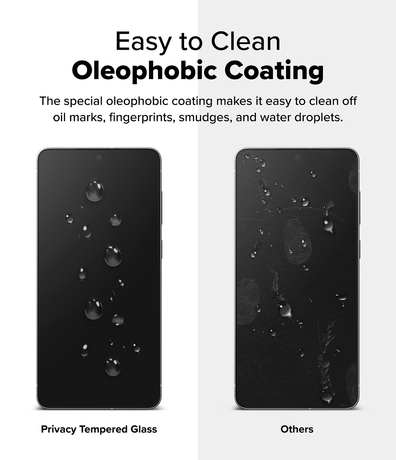 Samsung Galaxy S25 Edge Anti-spy Skärmskydd i glas med monteringsram (2-pack)