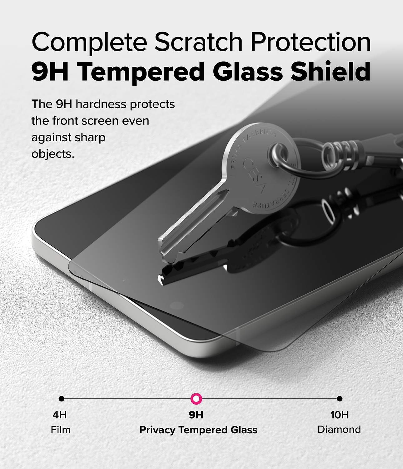 Samsung Galaxy S25 Edge Anti-spy Skärmskydd i glas med monteringsram (2-pack)