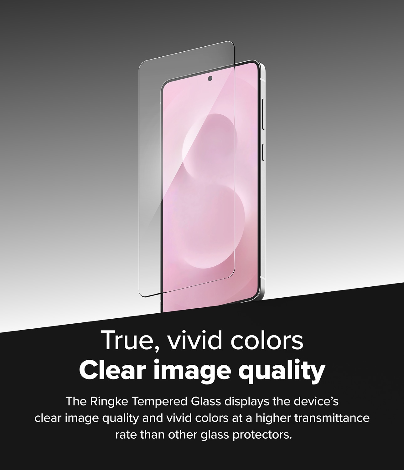 Samsung Galaxy S25 Edge Skärmskydd i glas med monteringsram (2-pack)