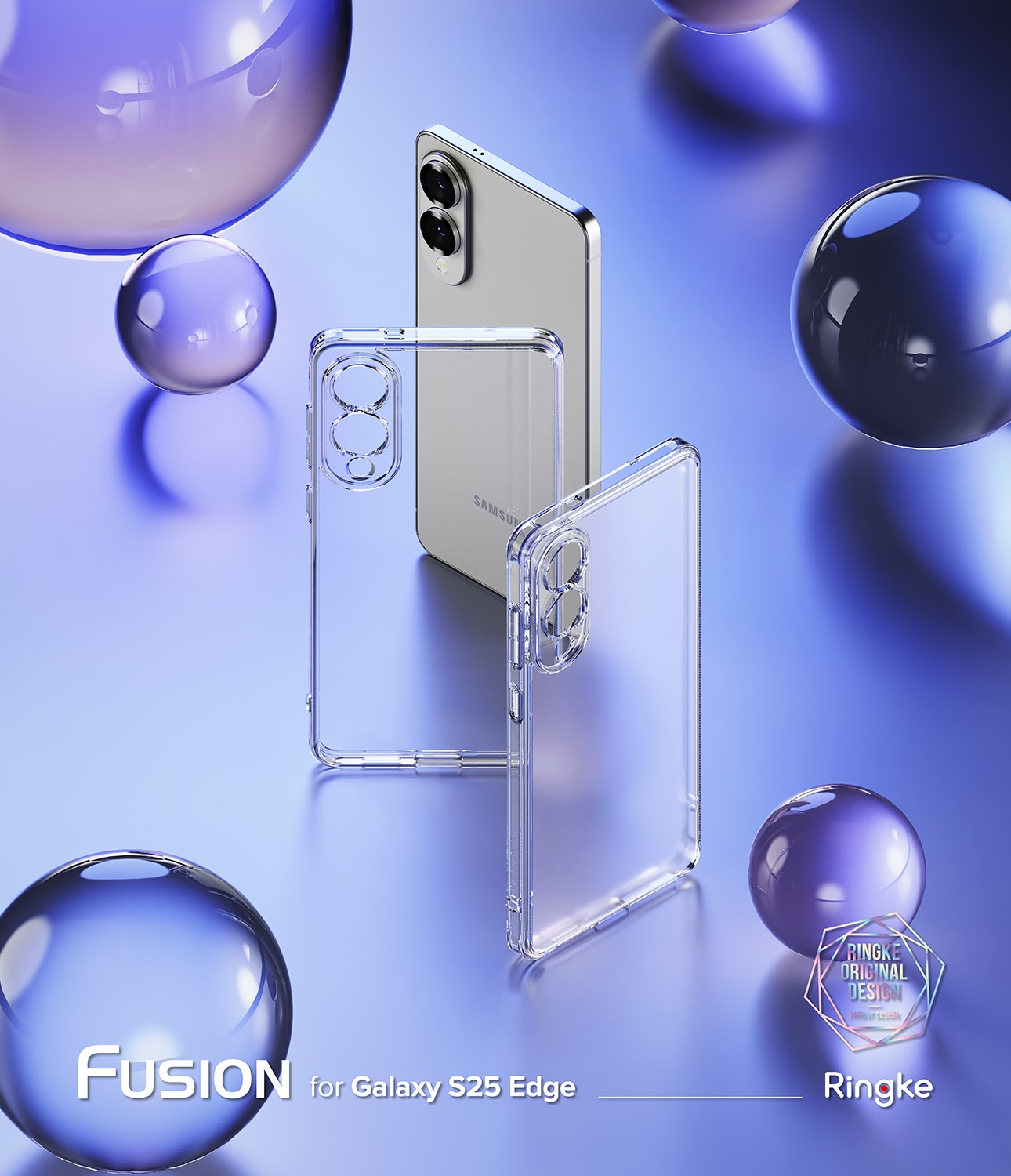 Samsung Galaxy S25 Edge Fusion skal, Clear