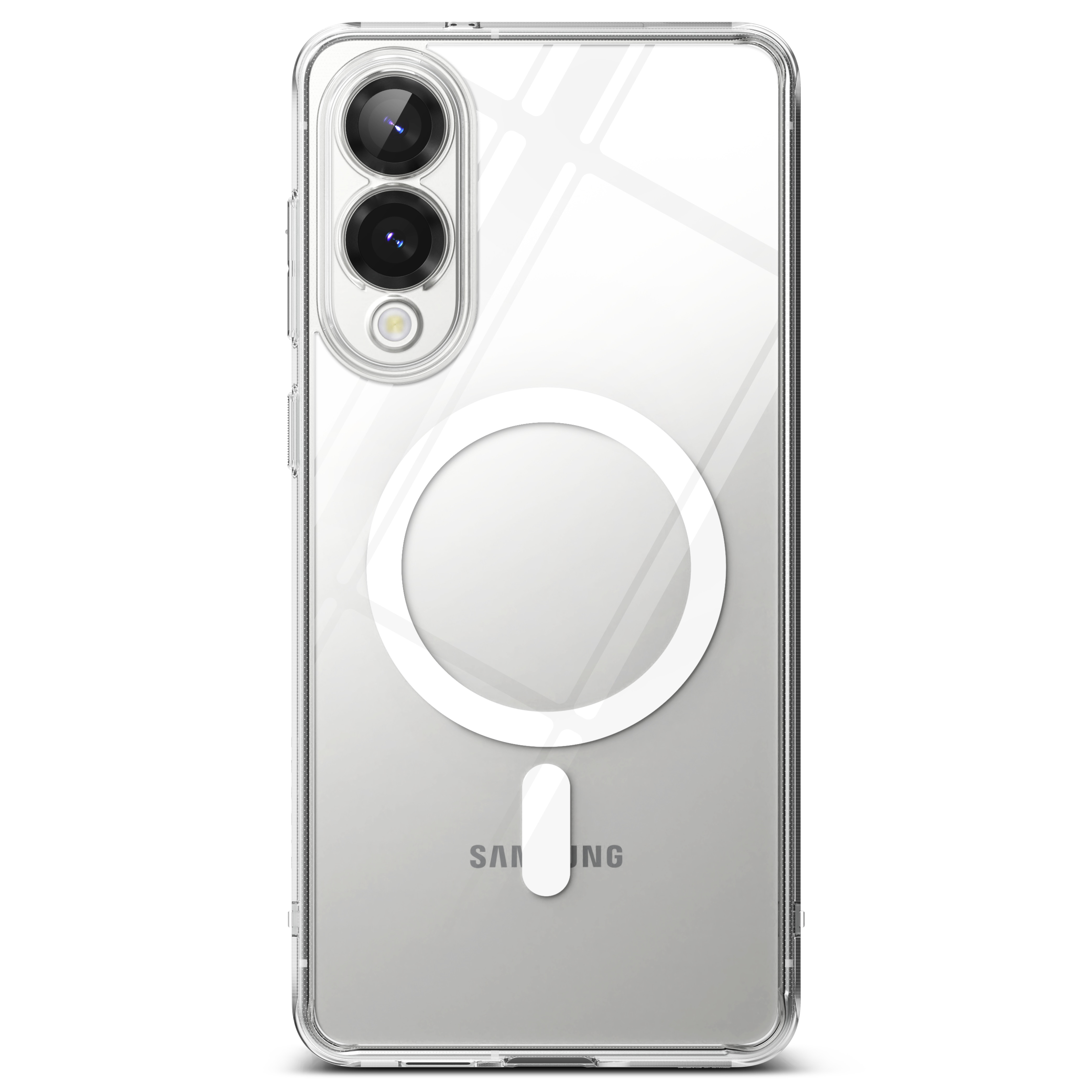 Samsung Galaxy S25 Edge Fusion MagSafe Skal, Genomskinlig