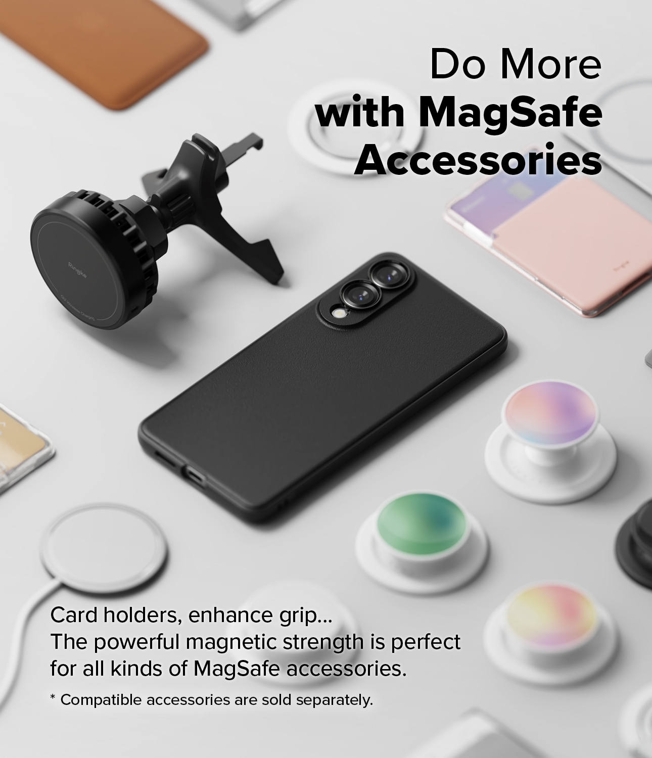 Samsung Galaxy S25 Edge Onyx MagSafe Skal, Black