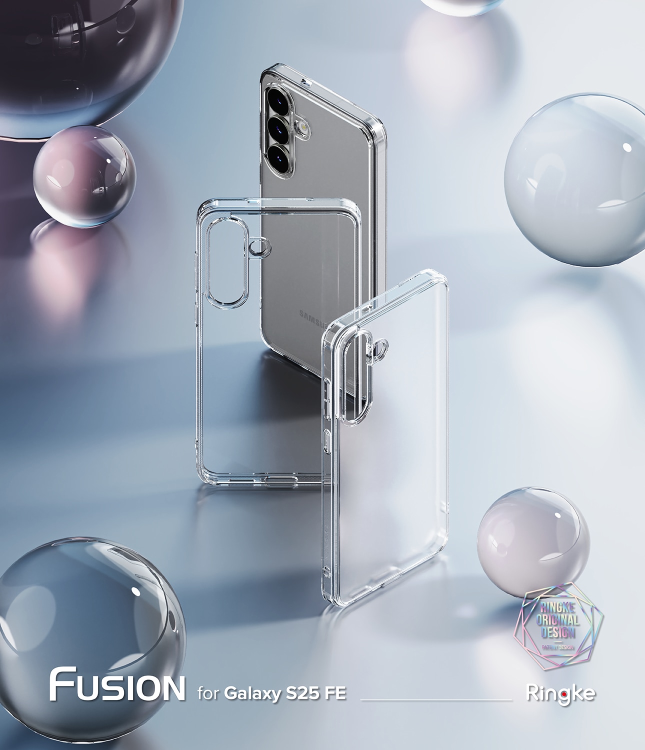 Samsung Galaxy S25 FE Fusion skal, Clear