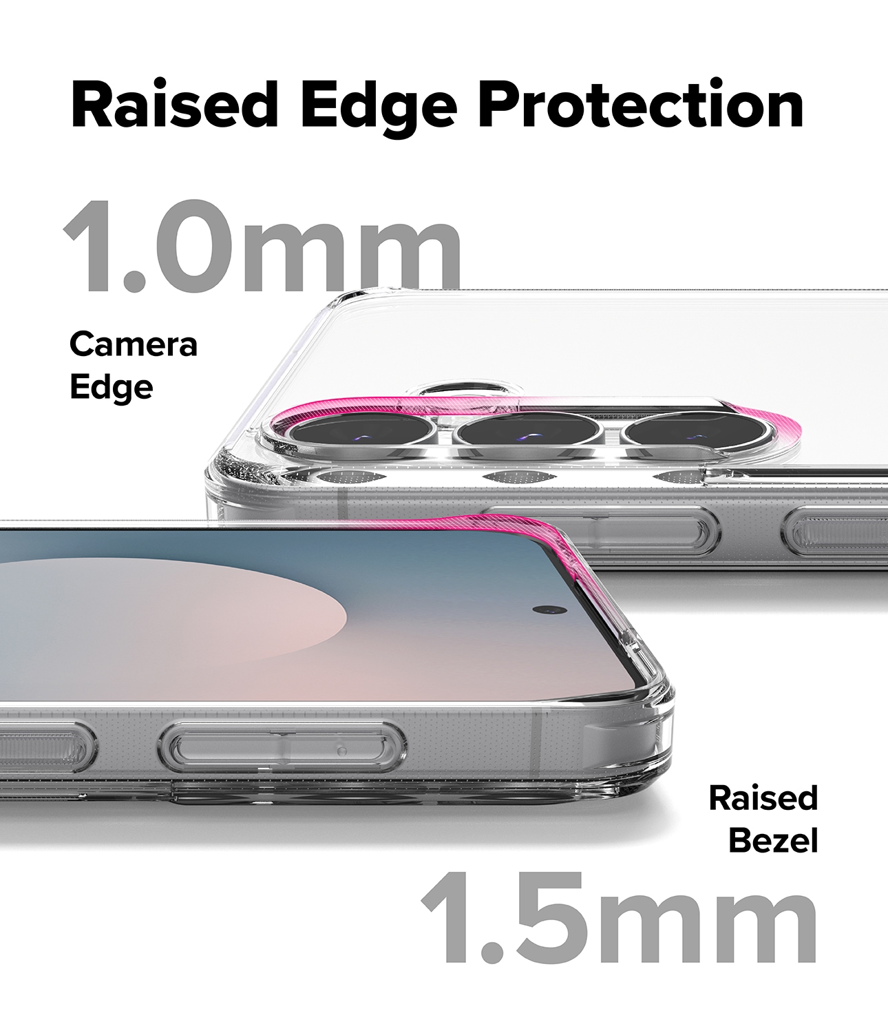 Samsung Galaxy S25 FE Fusion skal, Clear