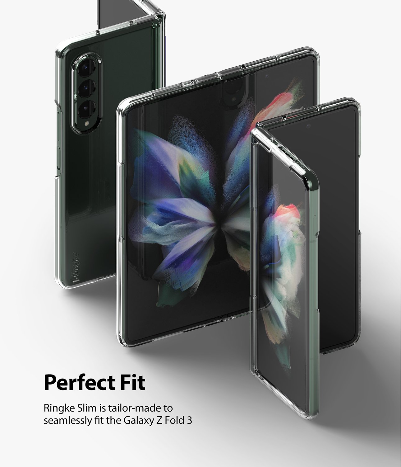 Samsung Galaxy Z Fold 3 Slim Skal, Svart