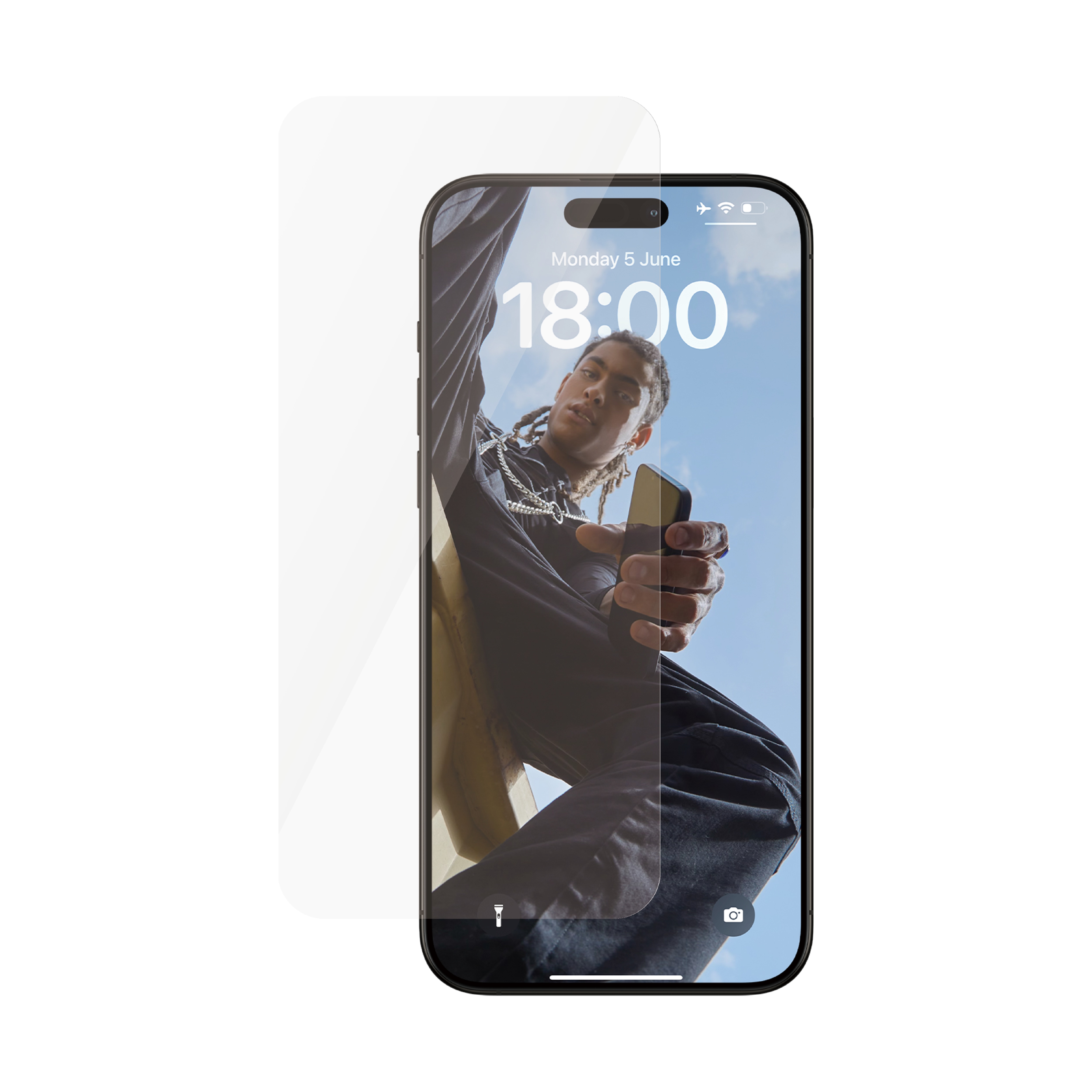 iPhone 15 Pro Max Skärmskydd i glas - Ultra Wide Fit