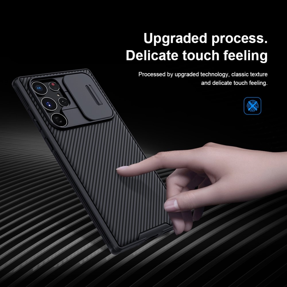 Samsung Galaxy S22 Ultra Skal med kameraskydd - CamShield, svart