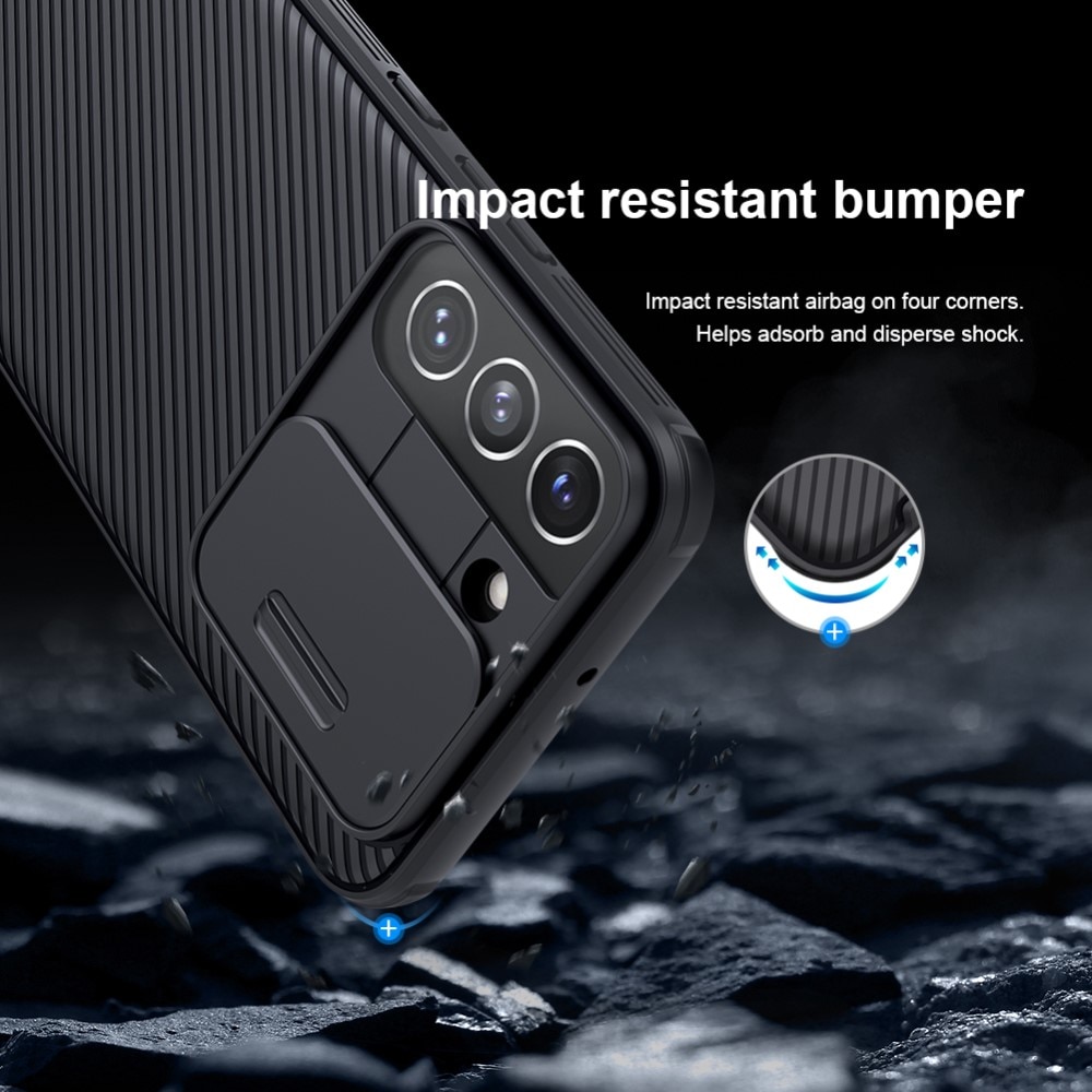 Samsung Galaxy S22 Skal med kameraskydd - CamShield, svart