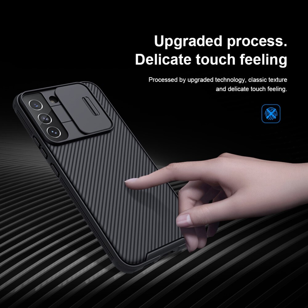 Samsung Galaxy S22 Plus Skal med kameraskydd - CamShield, Svart