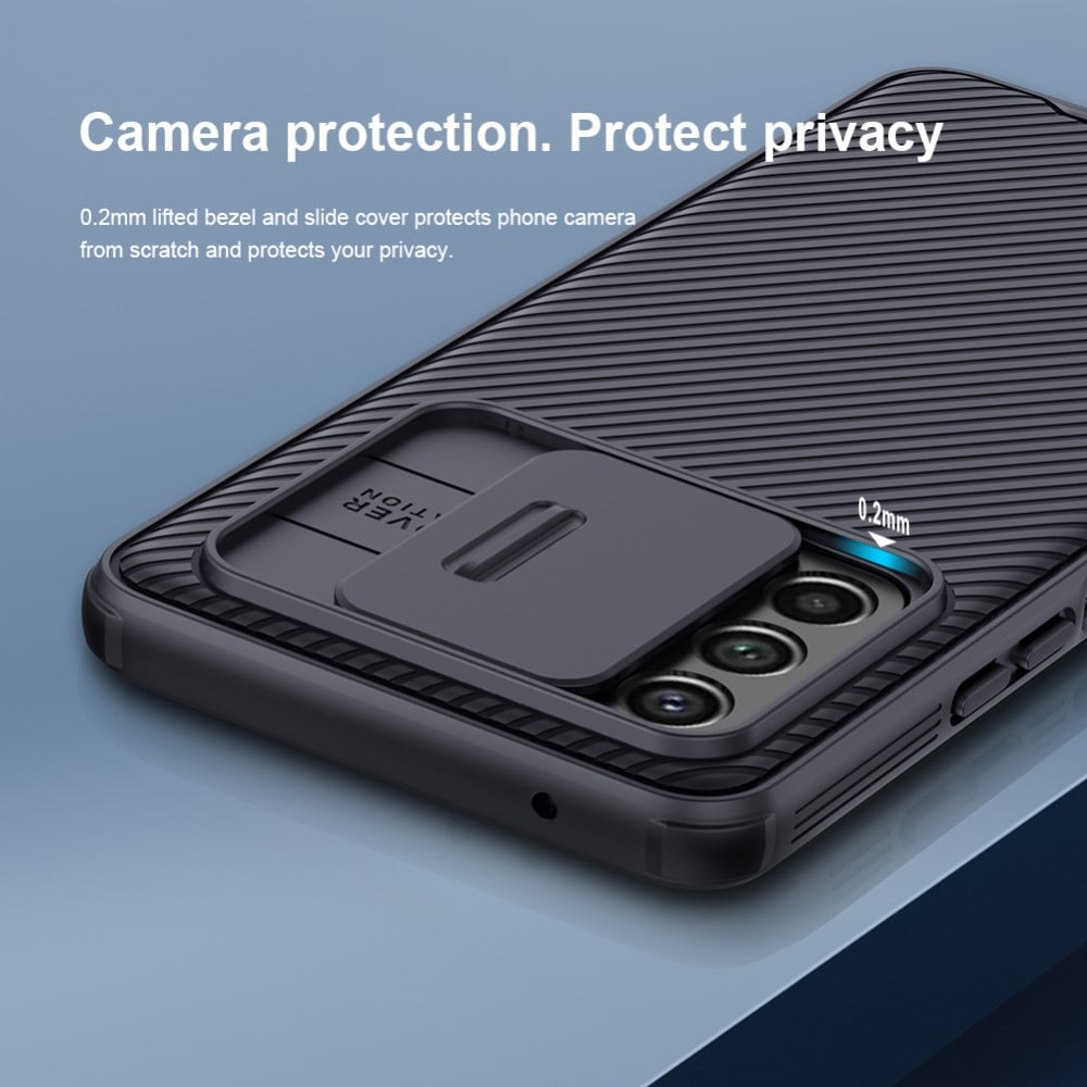 Samsung Galaxy A53 Skal med kameraskydd - CamShield, Svart