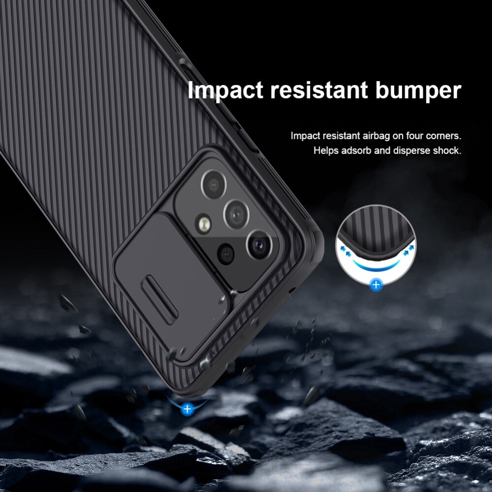 Samsung Galaxy A53 Skal med kameraskydd - CamShield, Svart