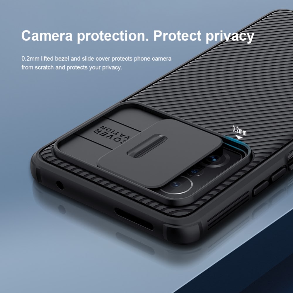 Xiaomi 11T/11T Pro Skal med kameraskydd - CamShield, Svart