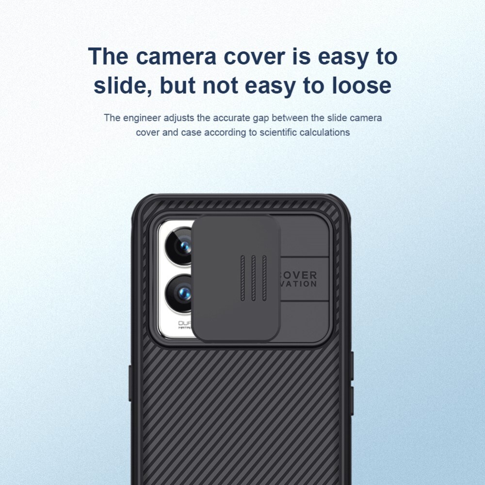 Realme GT 2 Pro Skal med kameraskydd - CamShield, Svart