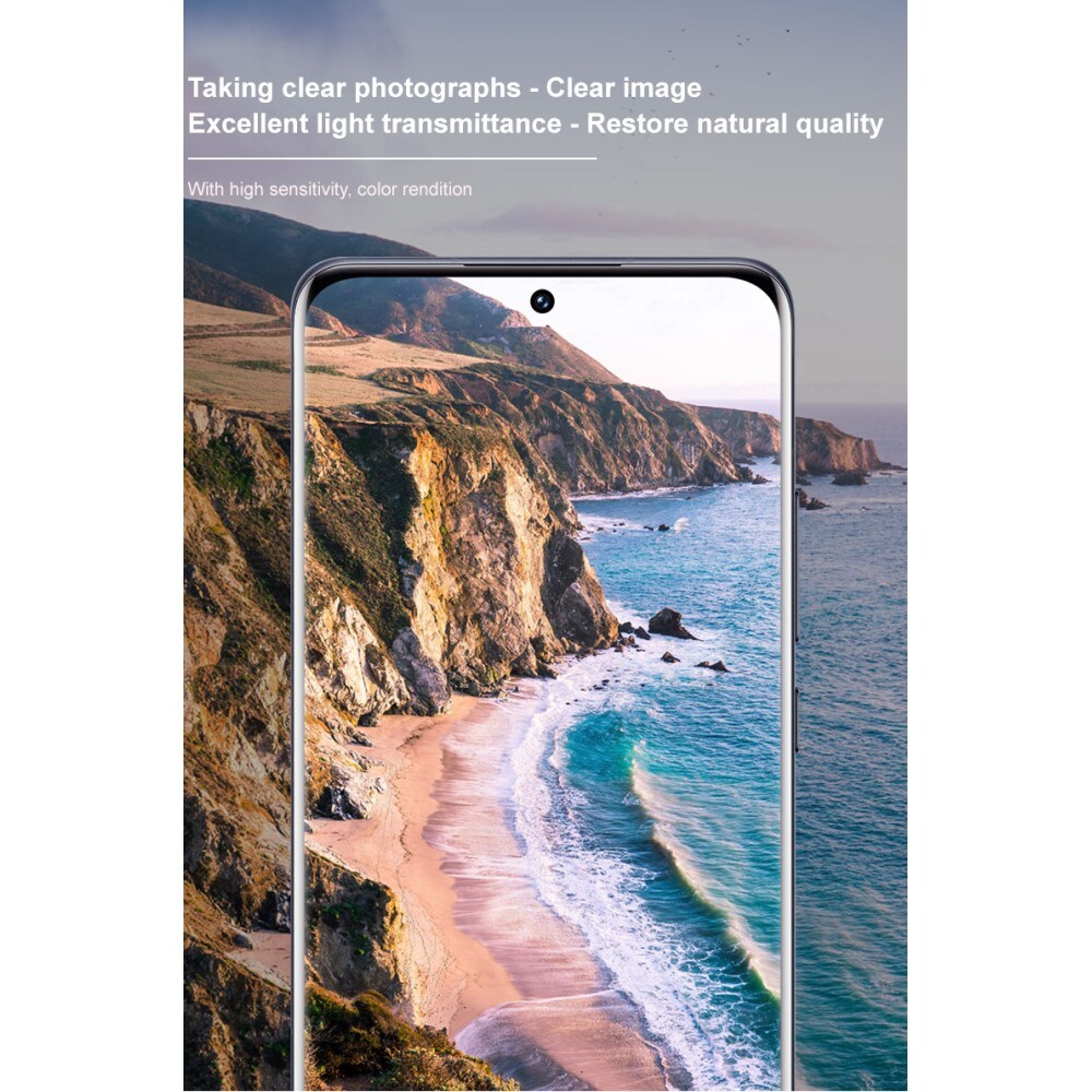 Xiaomi 12 Kameraskydd i glas, Genomskinlig