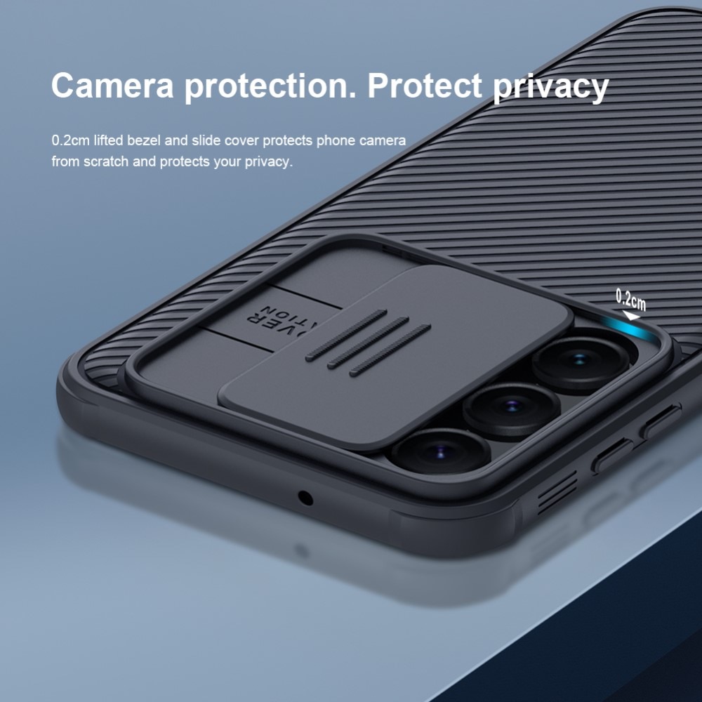 Samsung Galaxy S23 Plus Skal med kameraskydd - CamShield, blå