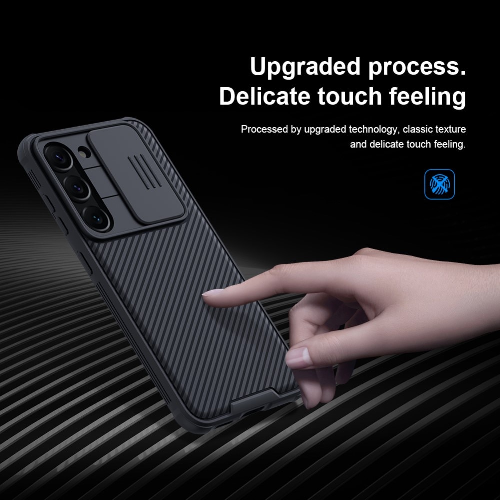 Samsung Galaxy S23 Plus Skal med kameraskydd - CamShield, grön