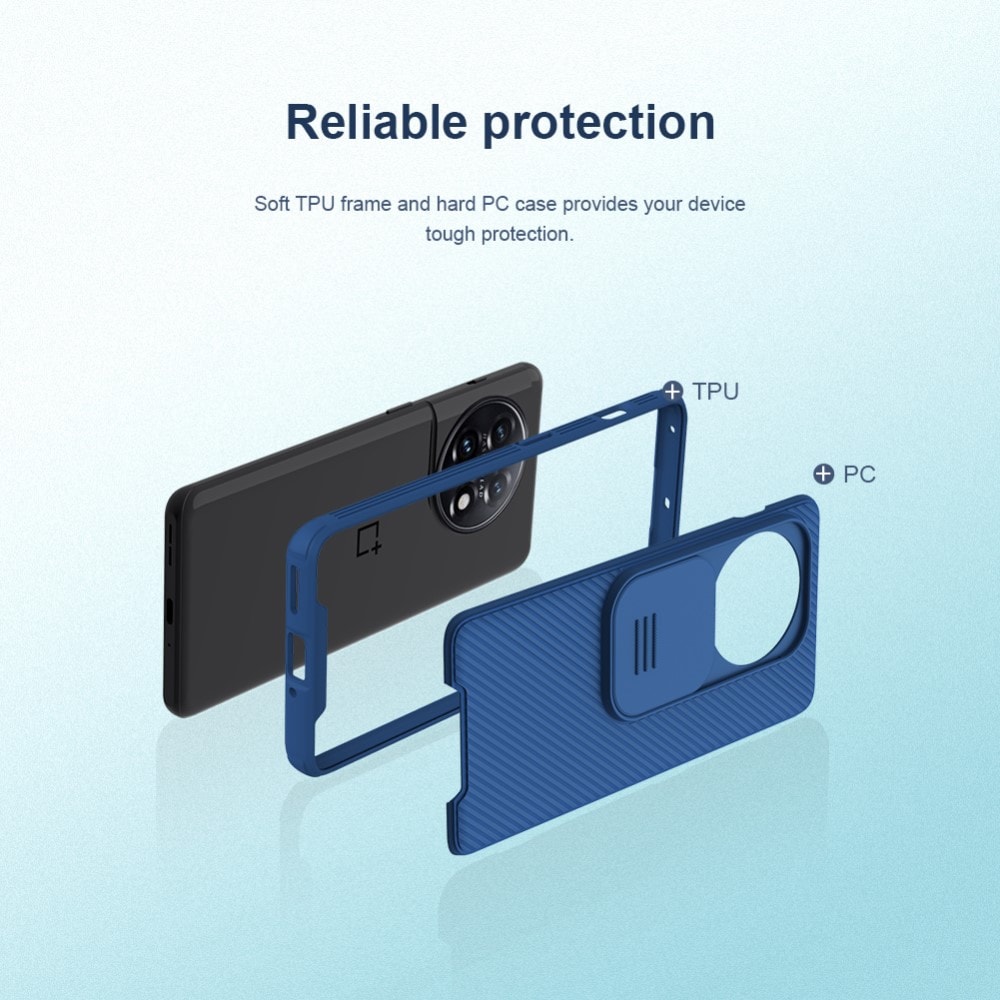  OnePlus 11 Skal med kameraskydd - CamShield, Svart
