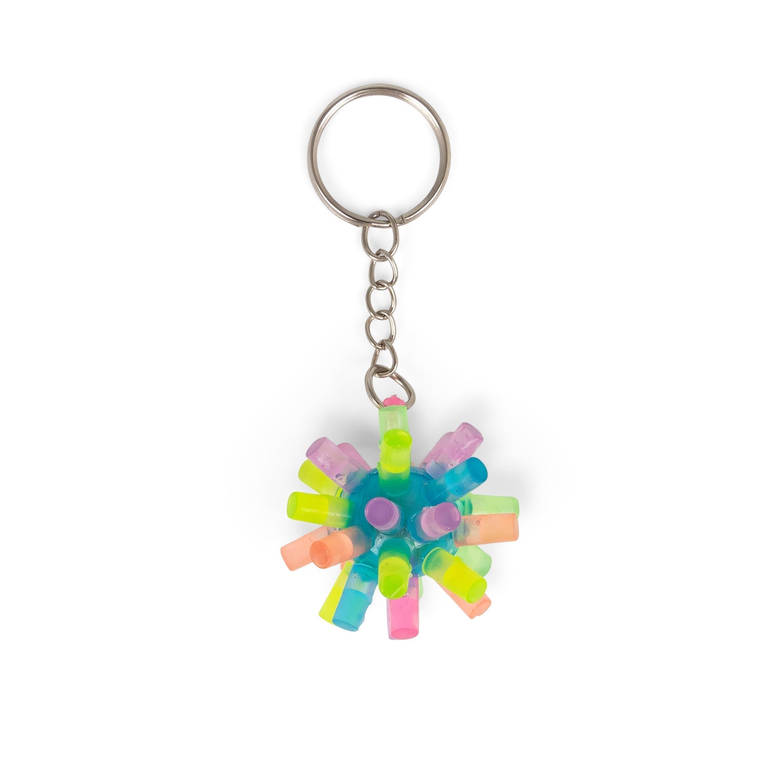 Lysande Nyckelring -  Flashing Spiky Keychain